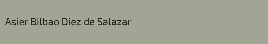 Asier Bilbao Diez de Salazar